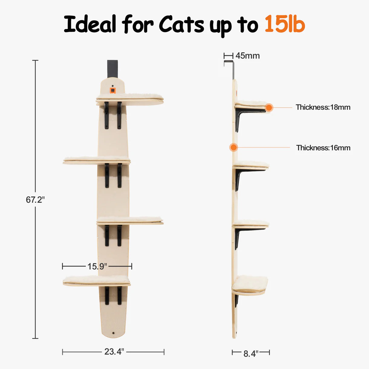 50% OFF- Door Cat Tree